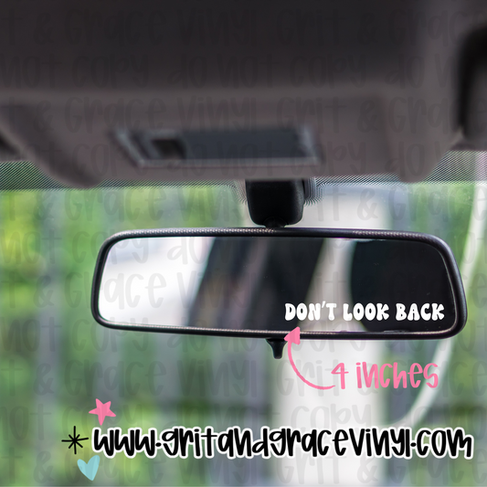 Rearview Mirror Decals