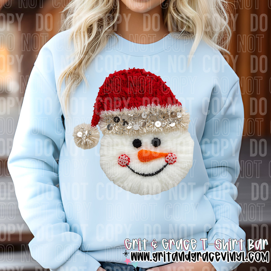 Sequin Snowman