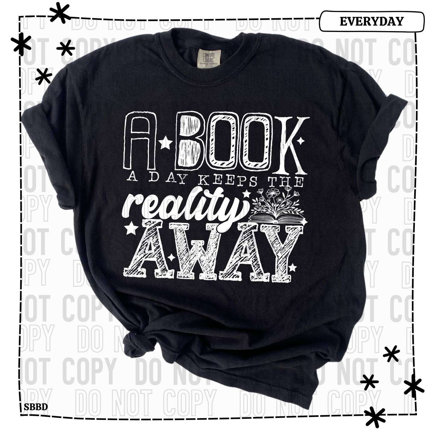 A book a day keeps the reality away