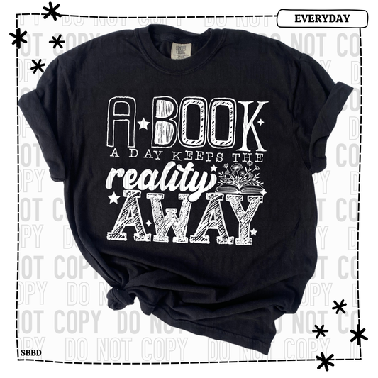 A book a day keeps the reality away