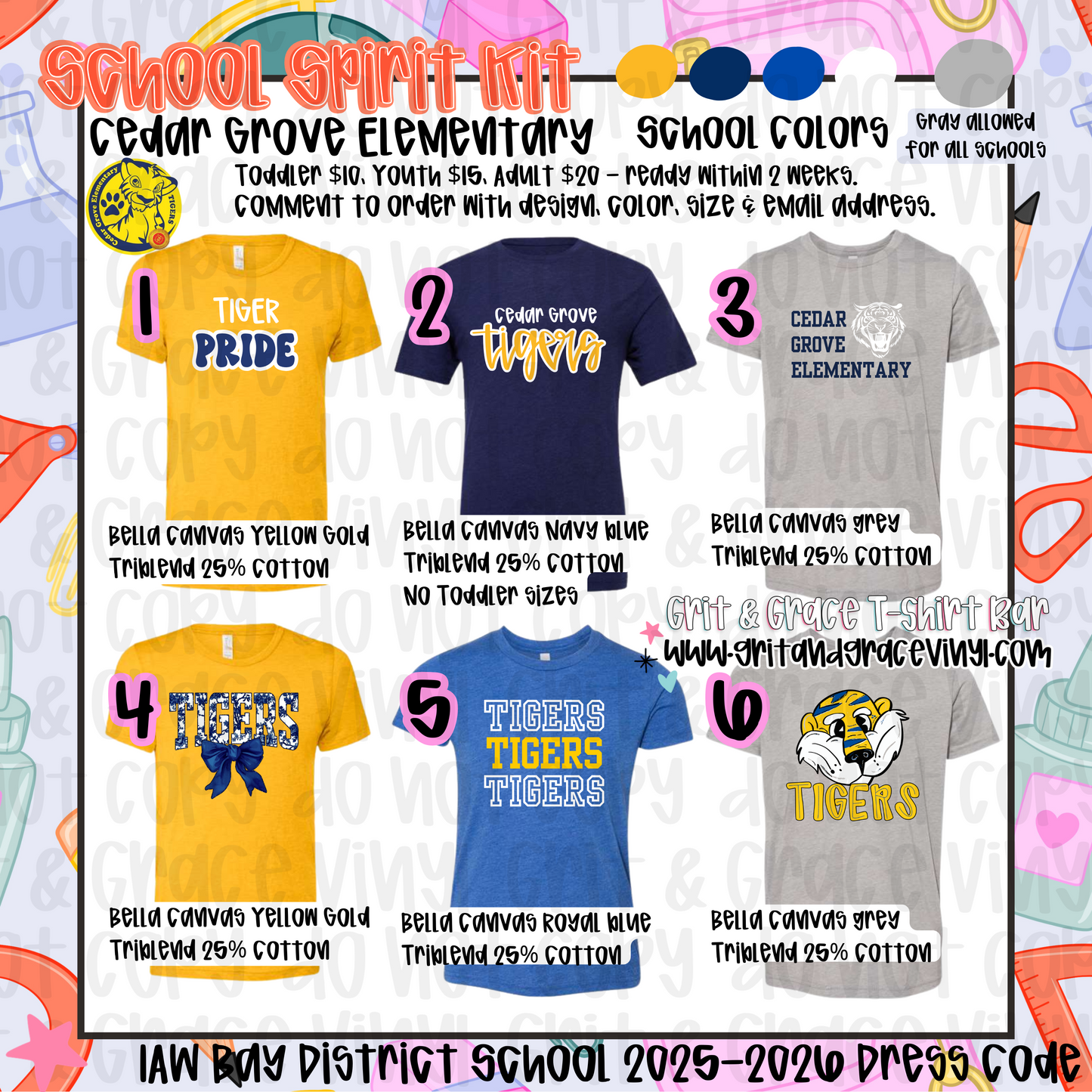 Cedar Grove Elementary - School Spirit