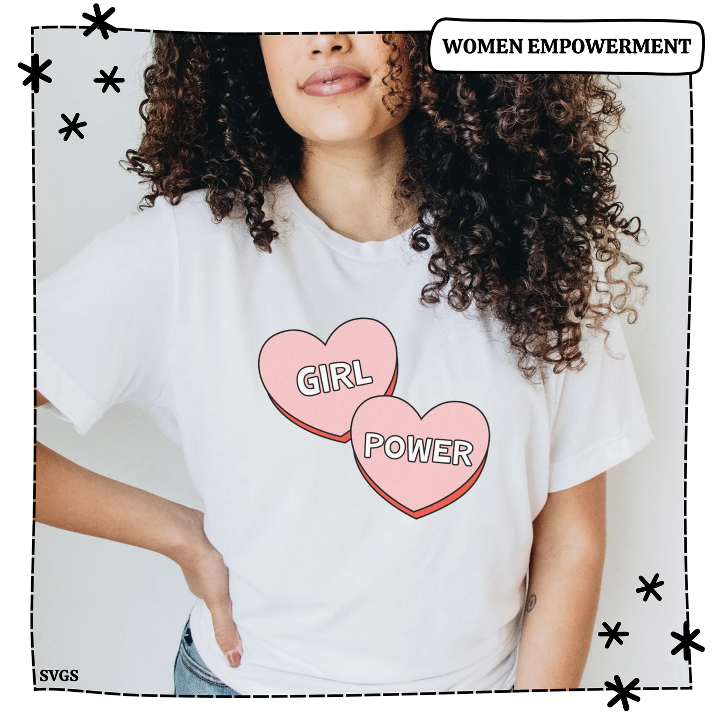 Girl Power Hearts