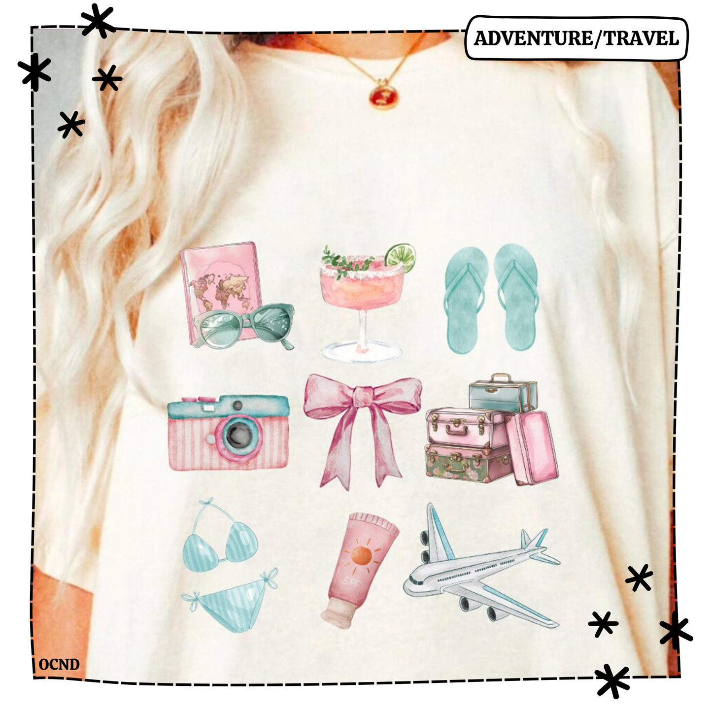 Girly Travel Collage
