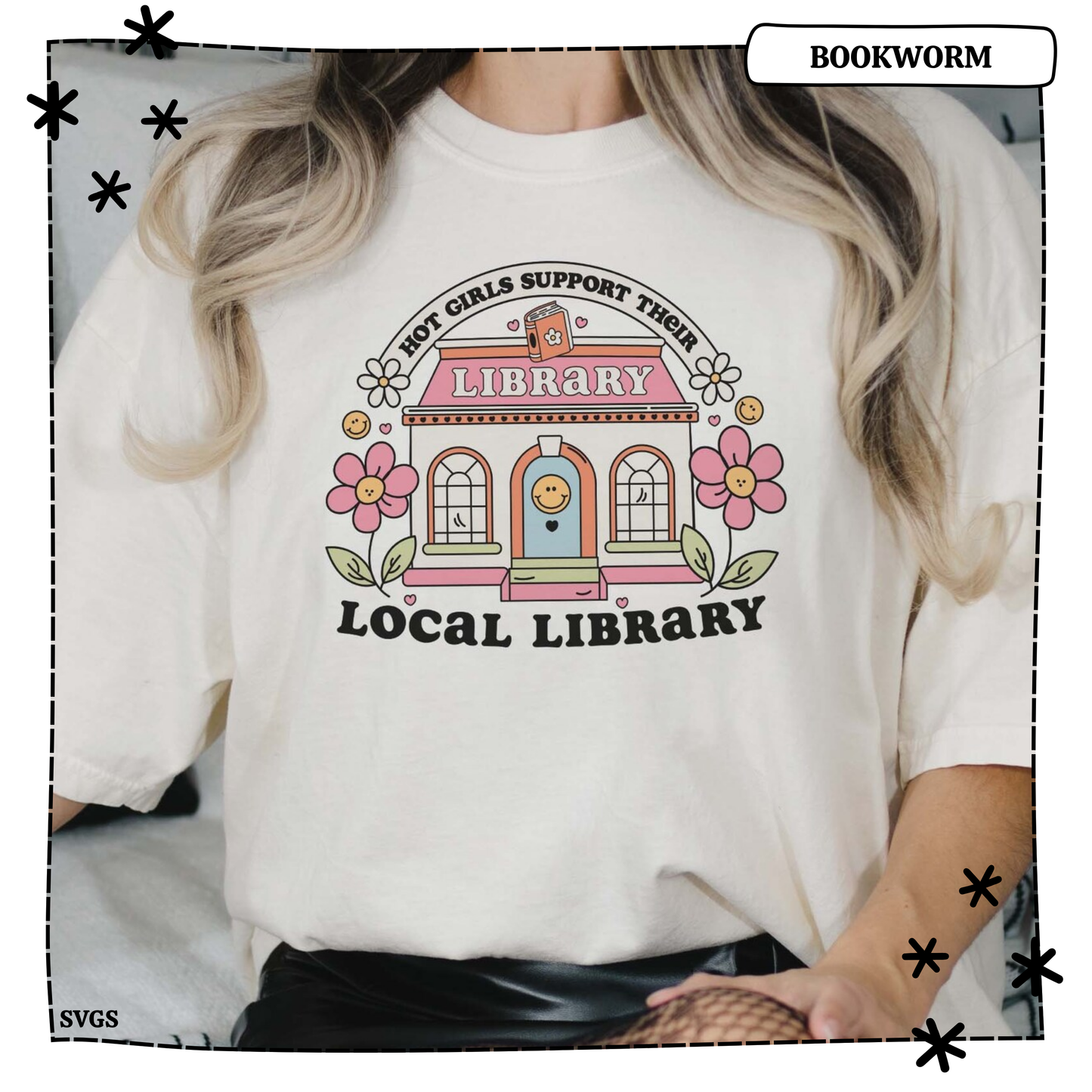 Hot Girls Support Their Local Library