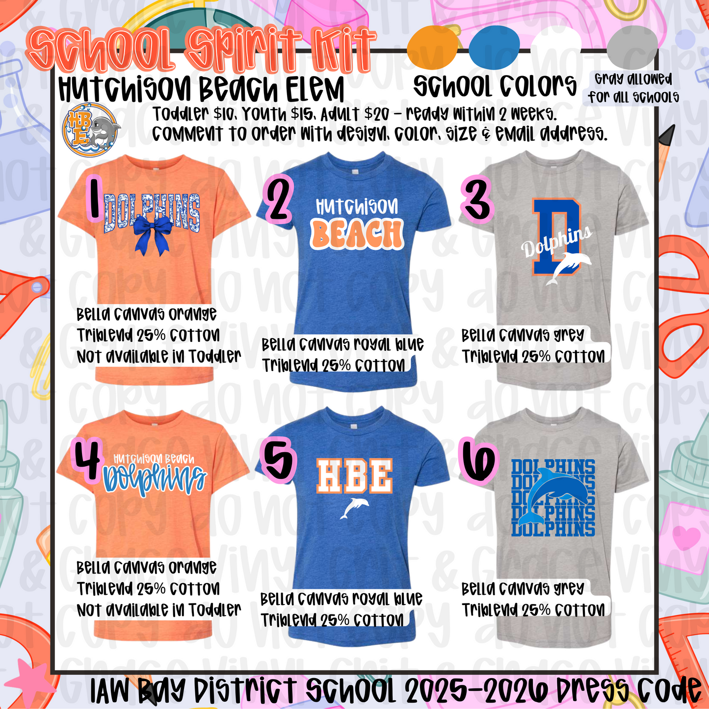 Hutchison Beach Elementary - School Spirit