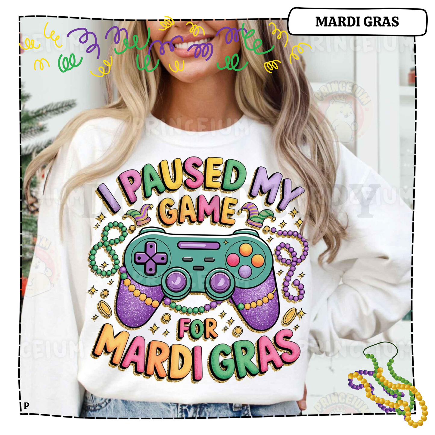 I paused my Game for Mardi Gras