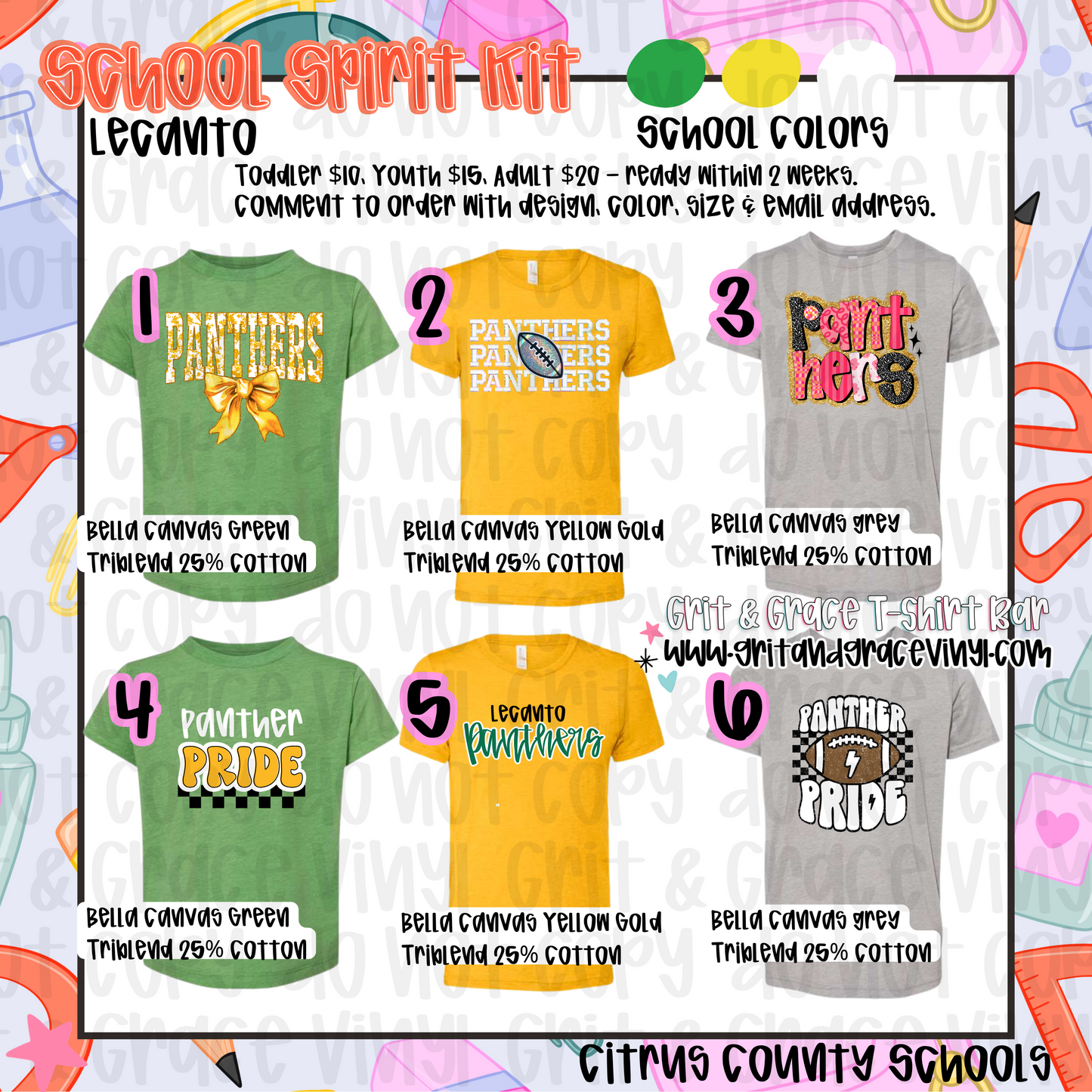 Lecanto Panthers - School Spirit
