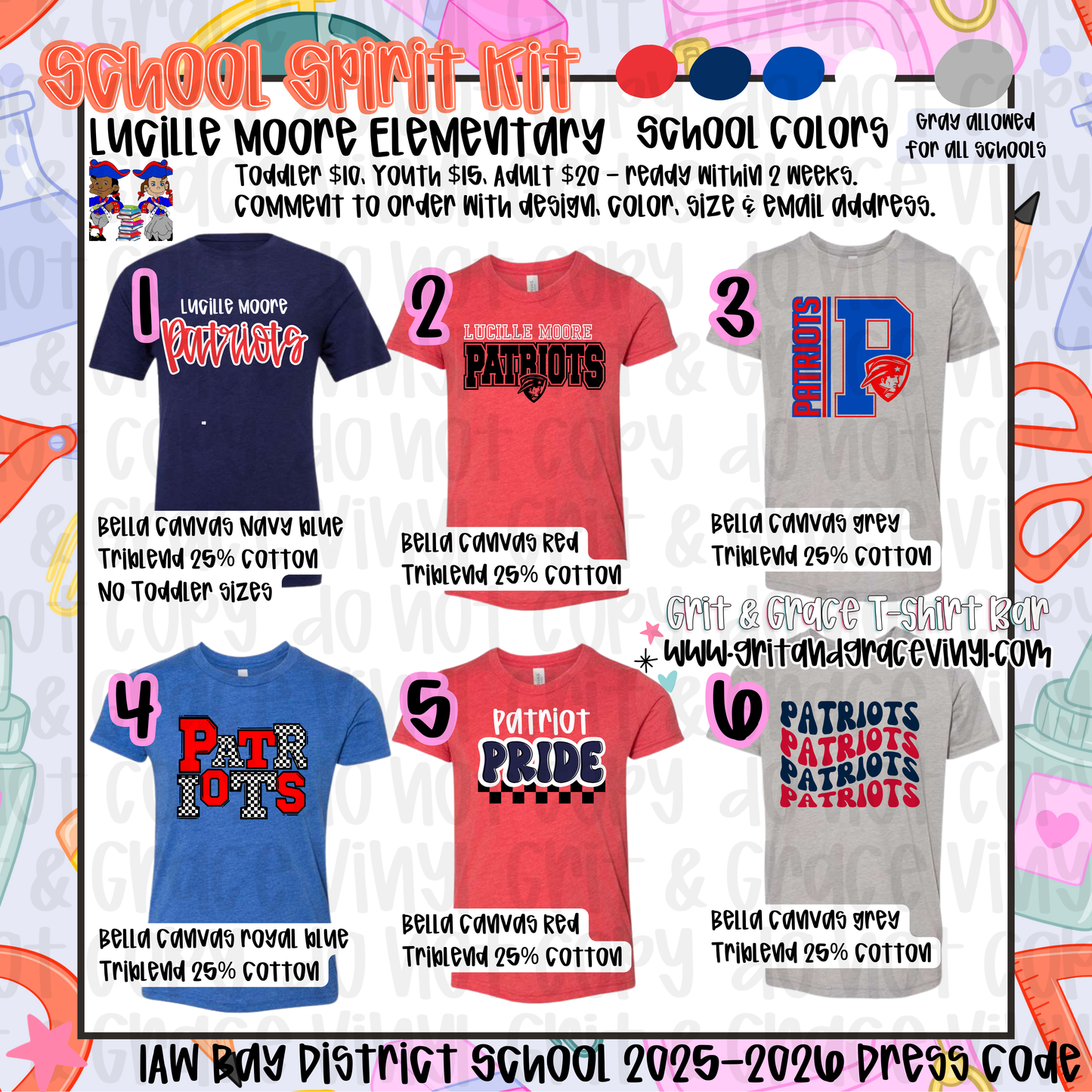 Lucille Moore Elementary - School Spirit