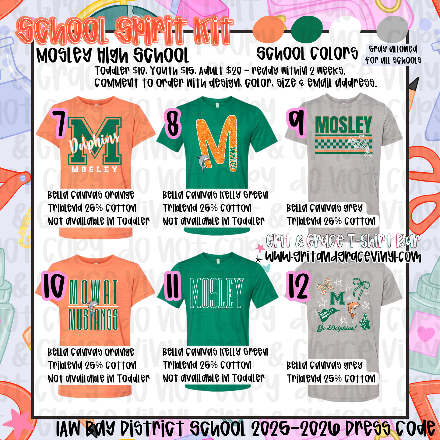 Mosley High - School Spirit
