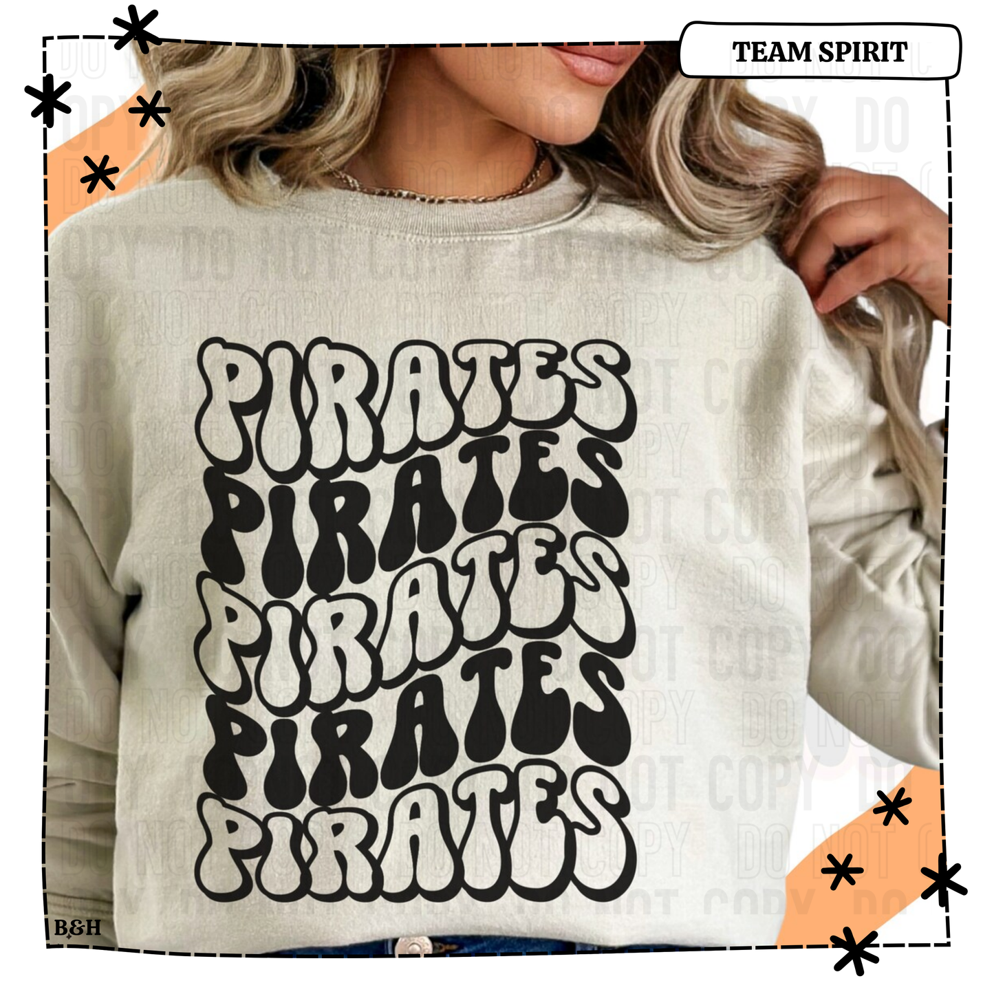 Pirates Stacked (Design will be white for Bay District Guidelines)