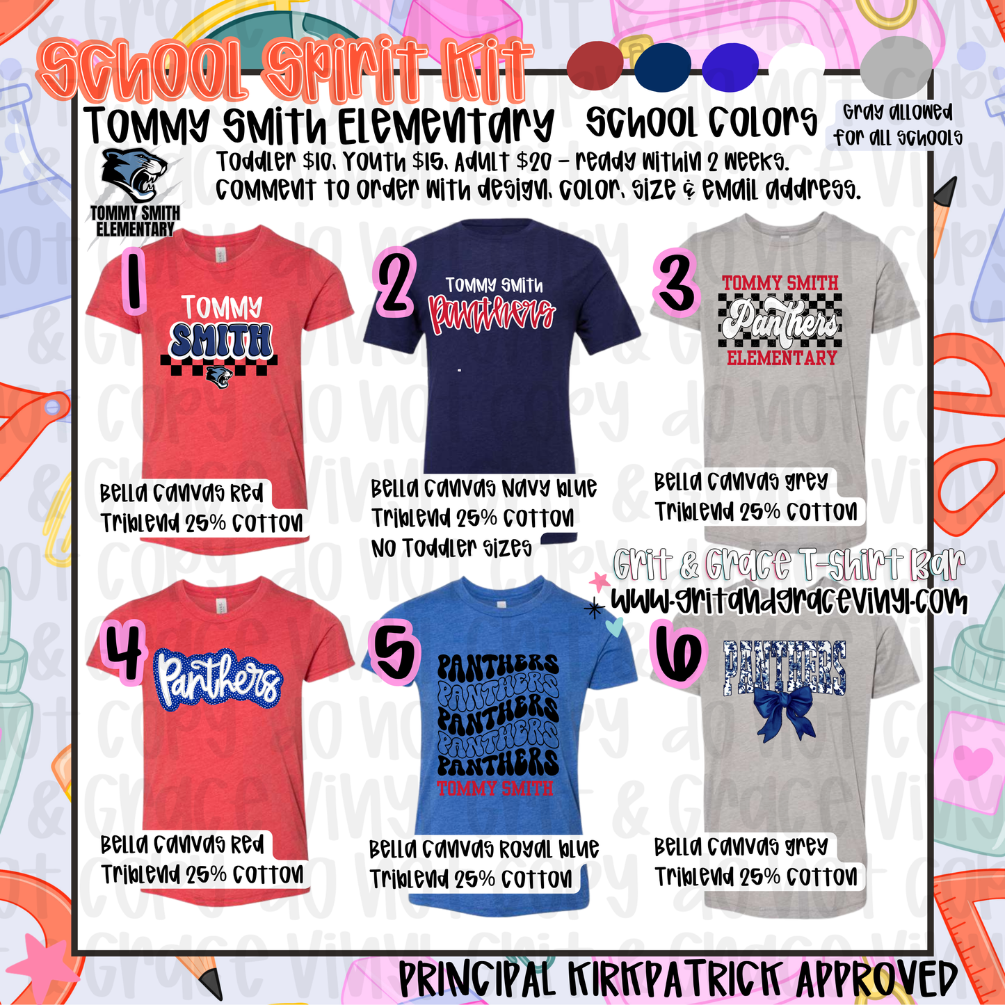 Tommy Smith Elementary - School Spirit (Principal Kirkpatrick Approved!)