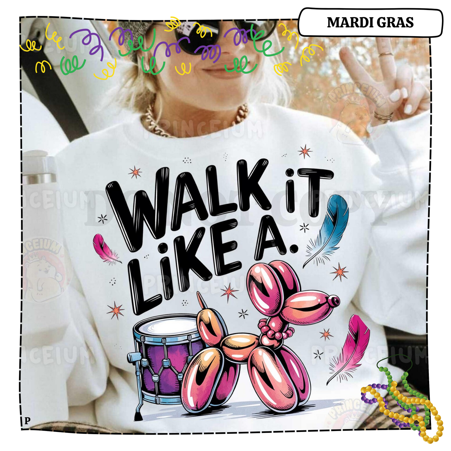 Walk It Like a Dog Mardi Gras