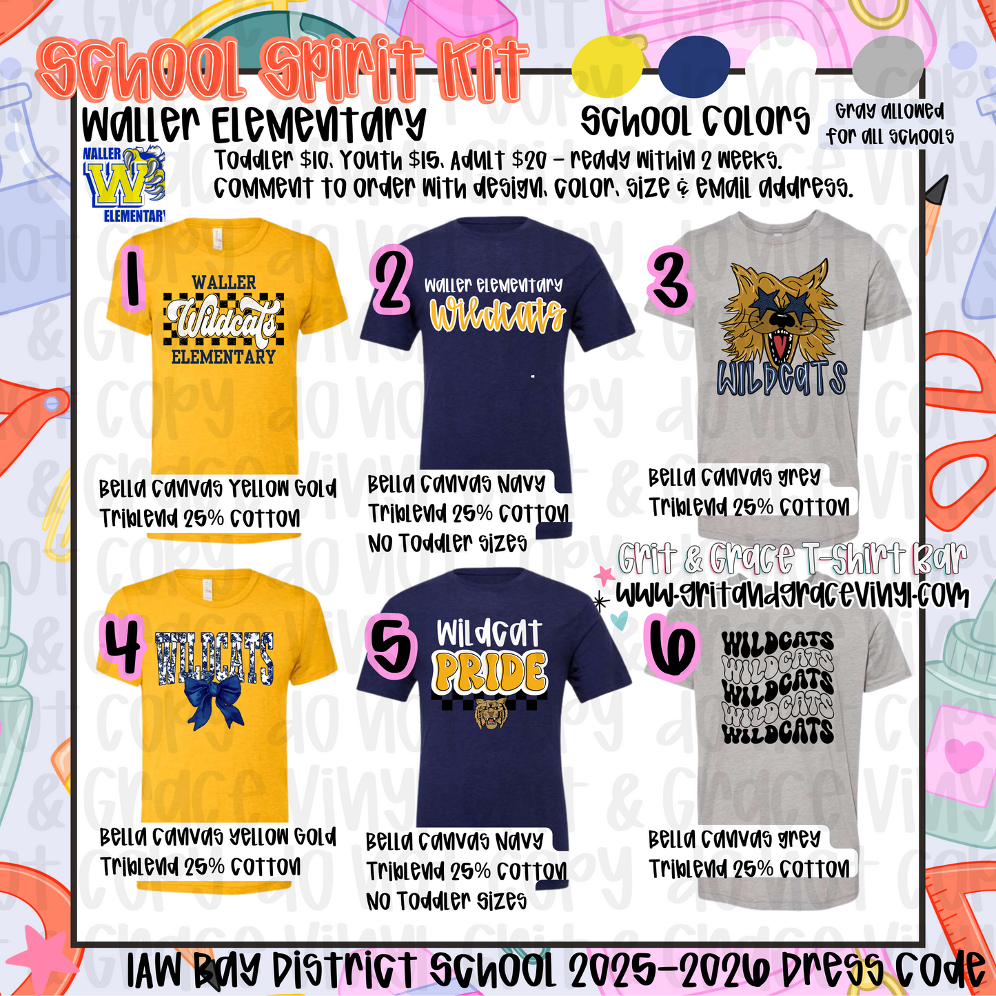 Waller Elementary - School Spirit