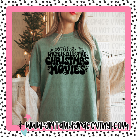 Most Likely To Drink The Christmas Movies