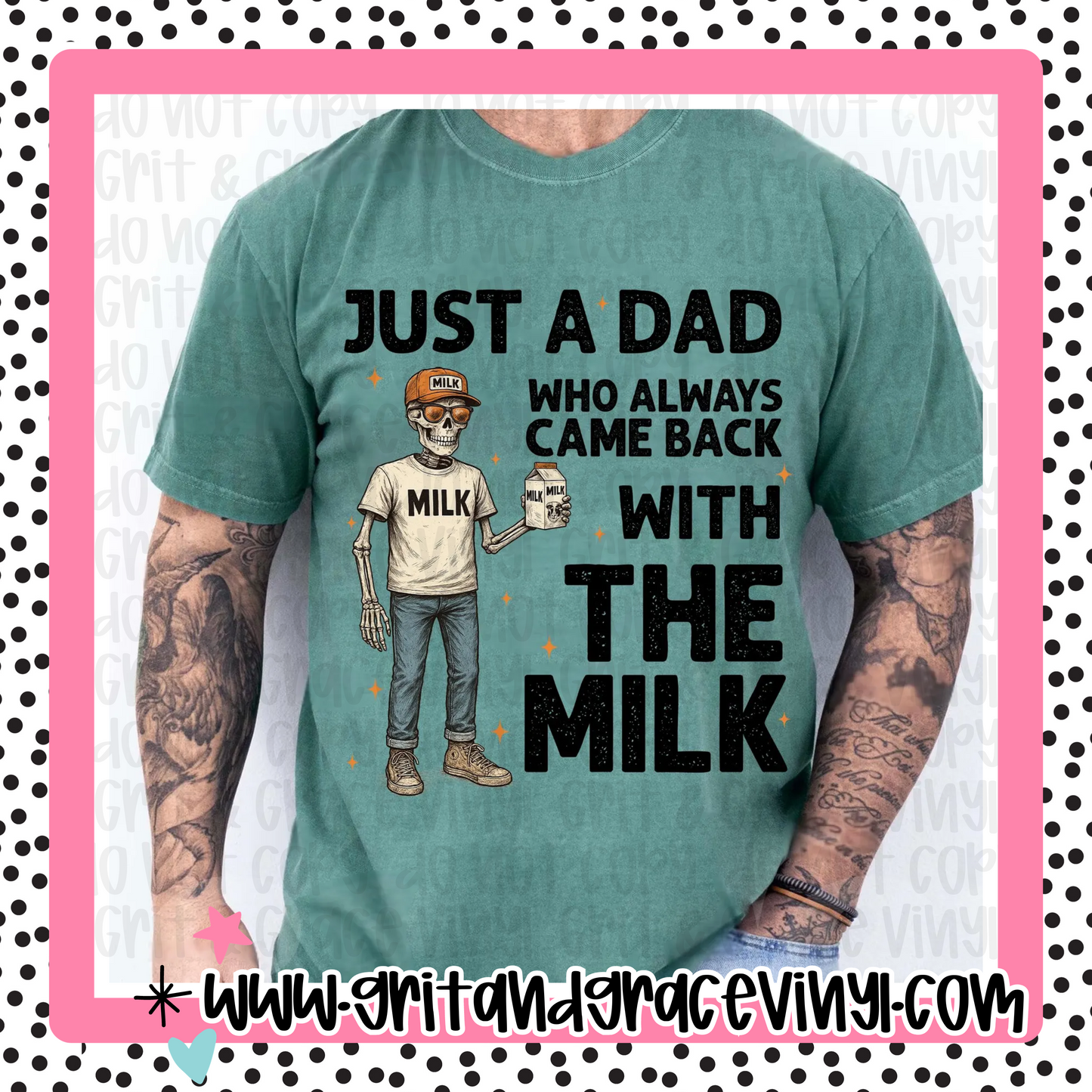 Just a Dad who came back with the milk