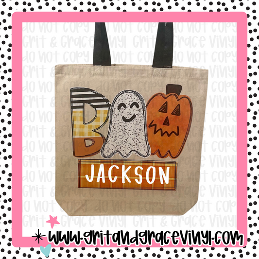 Boo Trick or Treat Bags (Free Customization)