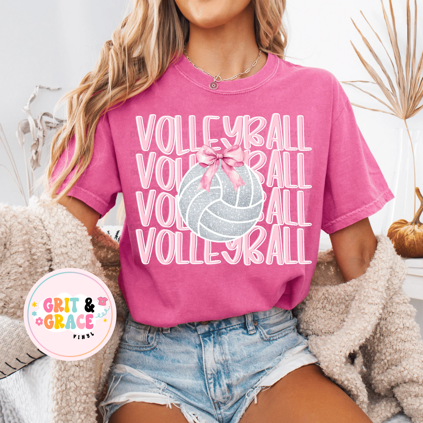 Volleyball White Silver