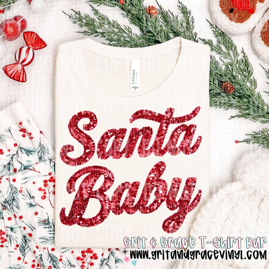 Santa Baby Sequin