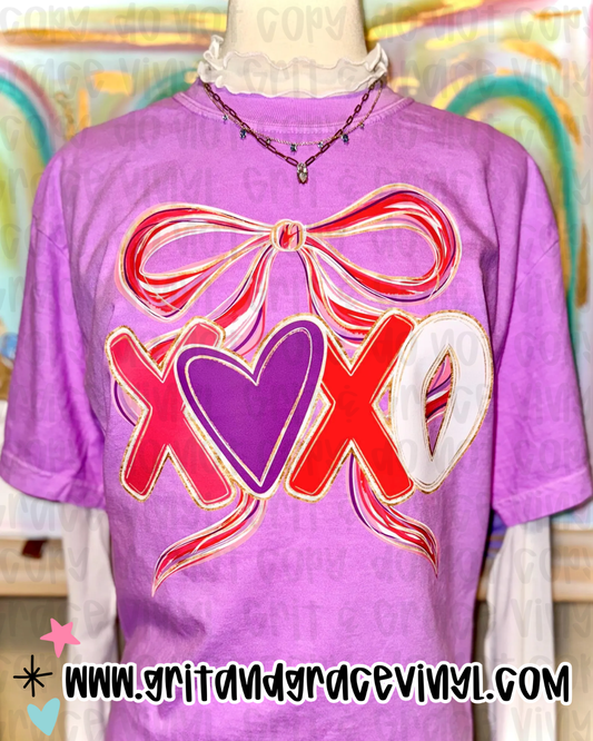 XOXO Valentine Bow