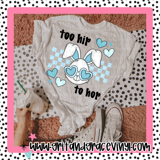 Too Hip to Hop Blue