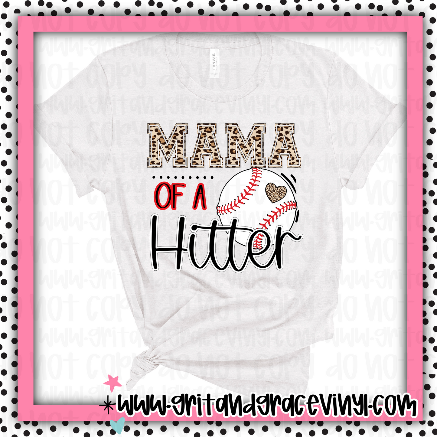 Mama of a Hitter Baseball