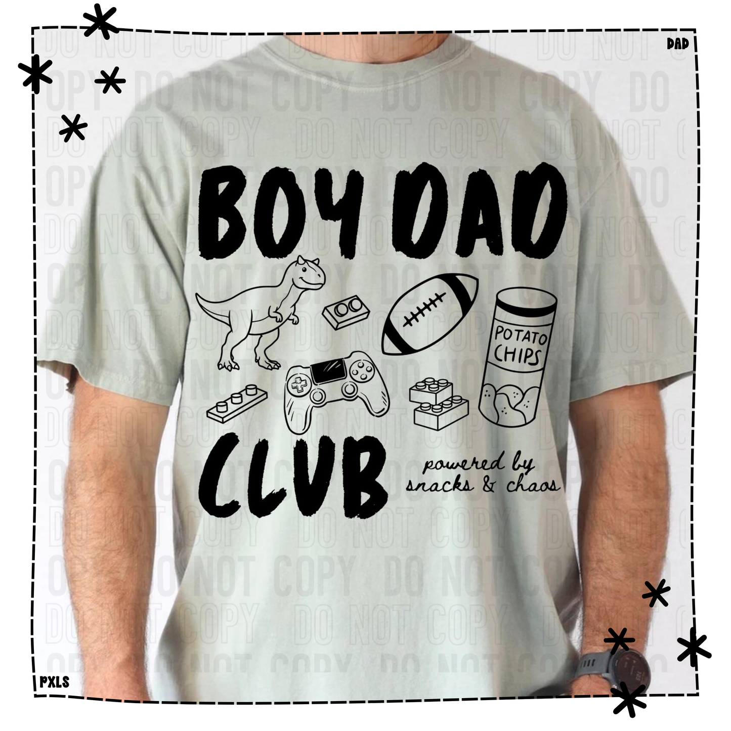 Boy Dad Club Black
