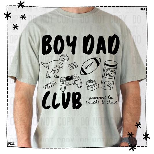 Boy Dad Club Black