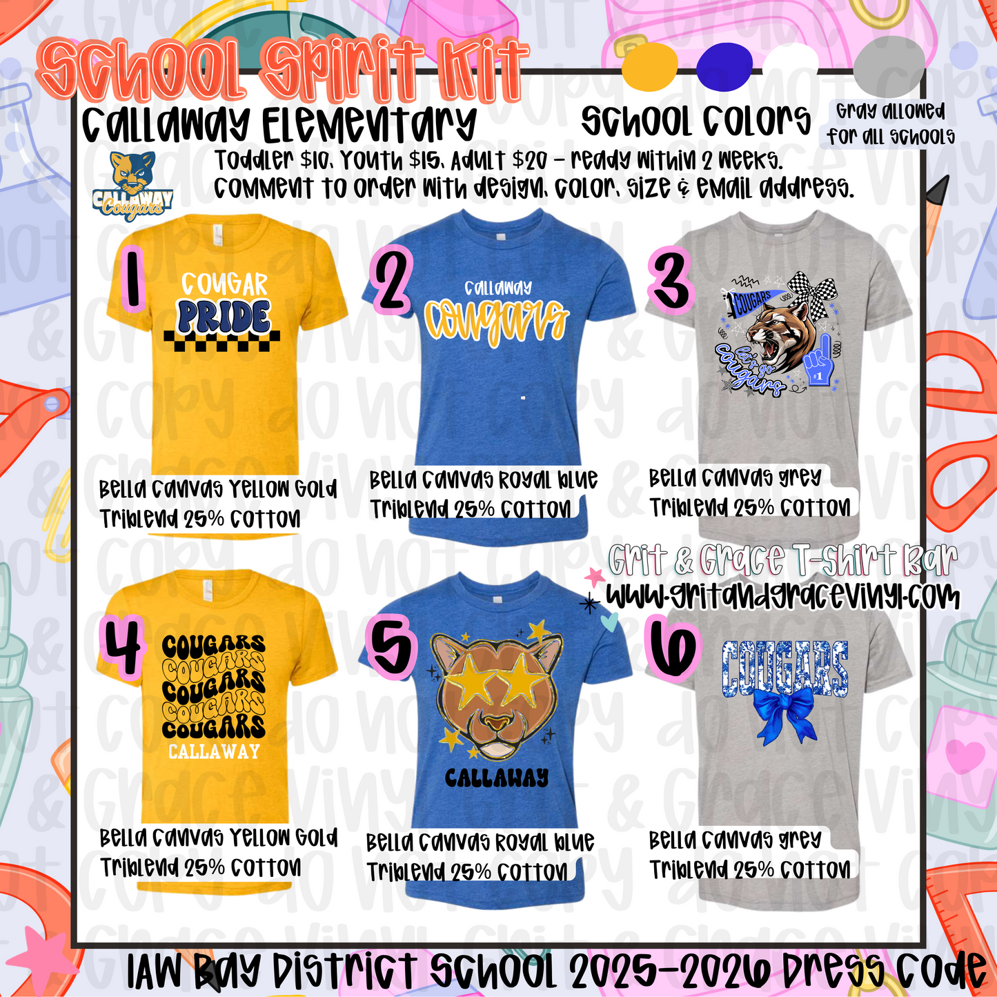 Callaway Elementary - School Spirit