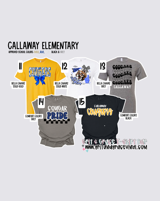 Callaway Elementary - School Spirit