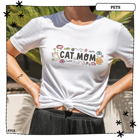 Cat Mom Collage