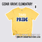 Cedar Grove Elementary - School Spirit