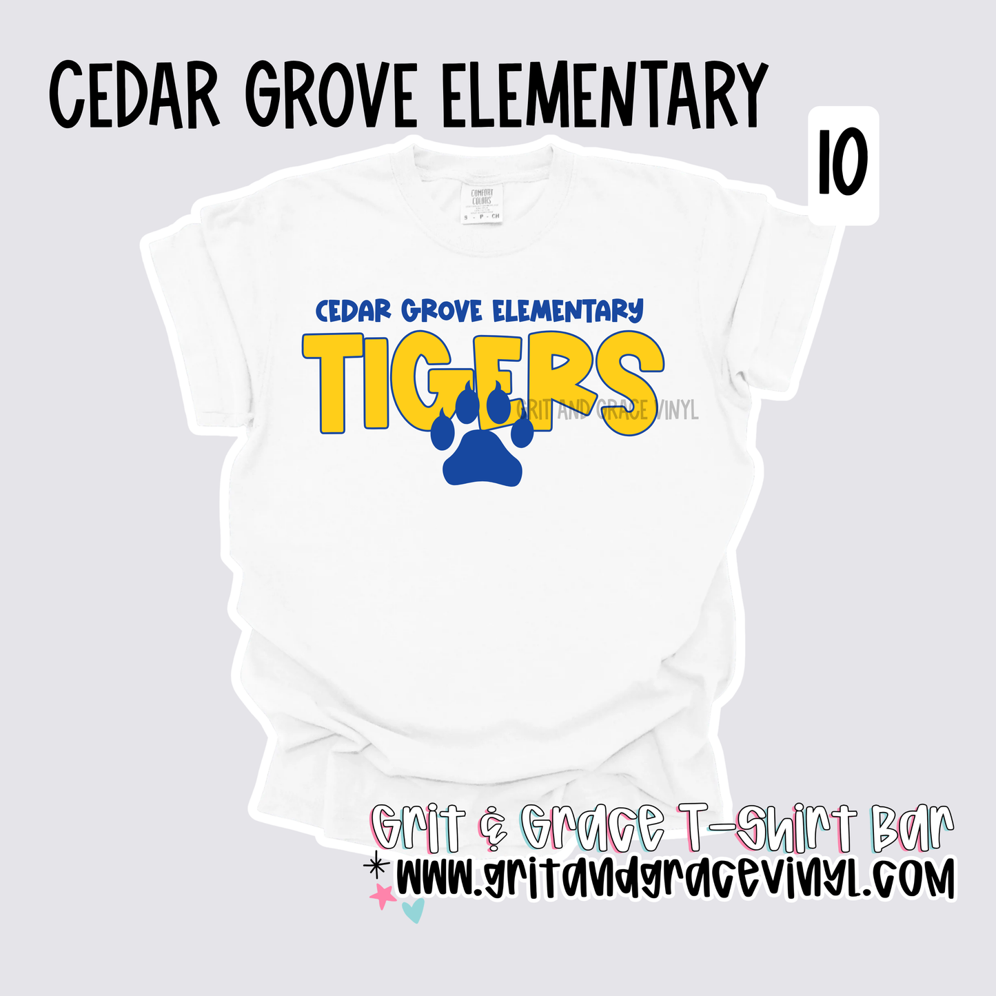 Cedar Grove Elementary - School Spirit [Asst Principal Reach APPROVED!] $3/item donated