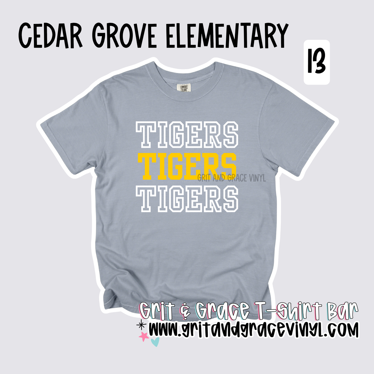 Cedar Grove Elementary - School Spirit [Asst Principal Reach APPROVED!] $3/item donated