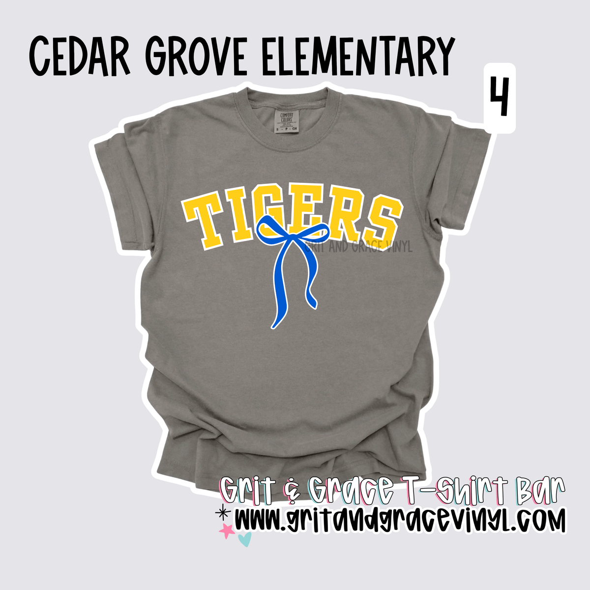 Cedar Grove Elementary - School Spirit [Asst Principal Reach APPROVED!] $3/item donated