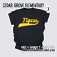 Cedar Grove Elementary - School Spirit [Asst Principal Reach APPROVED!] $3/item donated