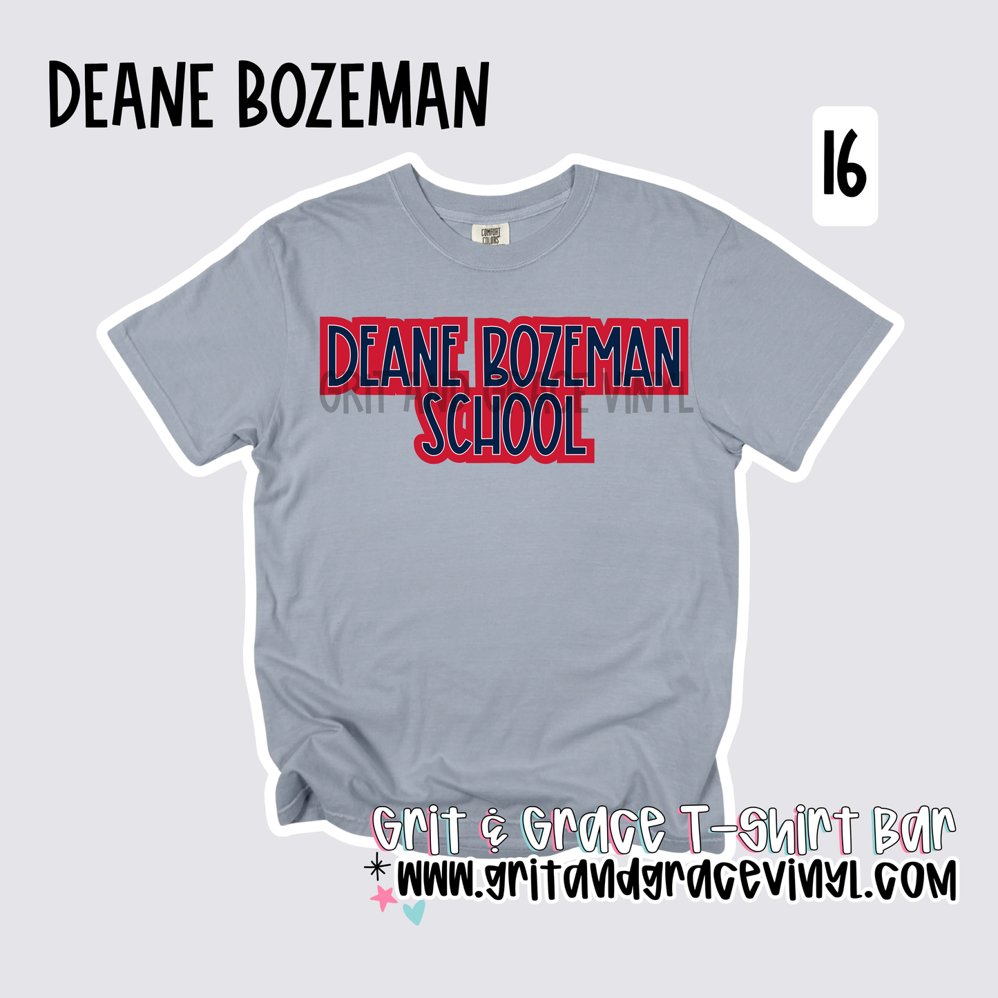 Deane Bozeman School - School Spirit [School Admin APPROVED!] $3/item donated