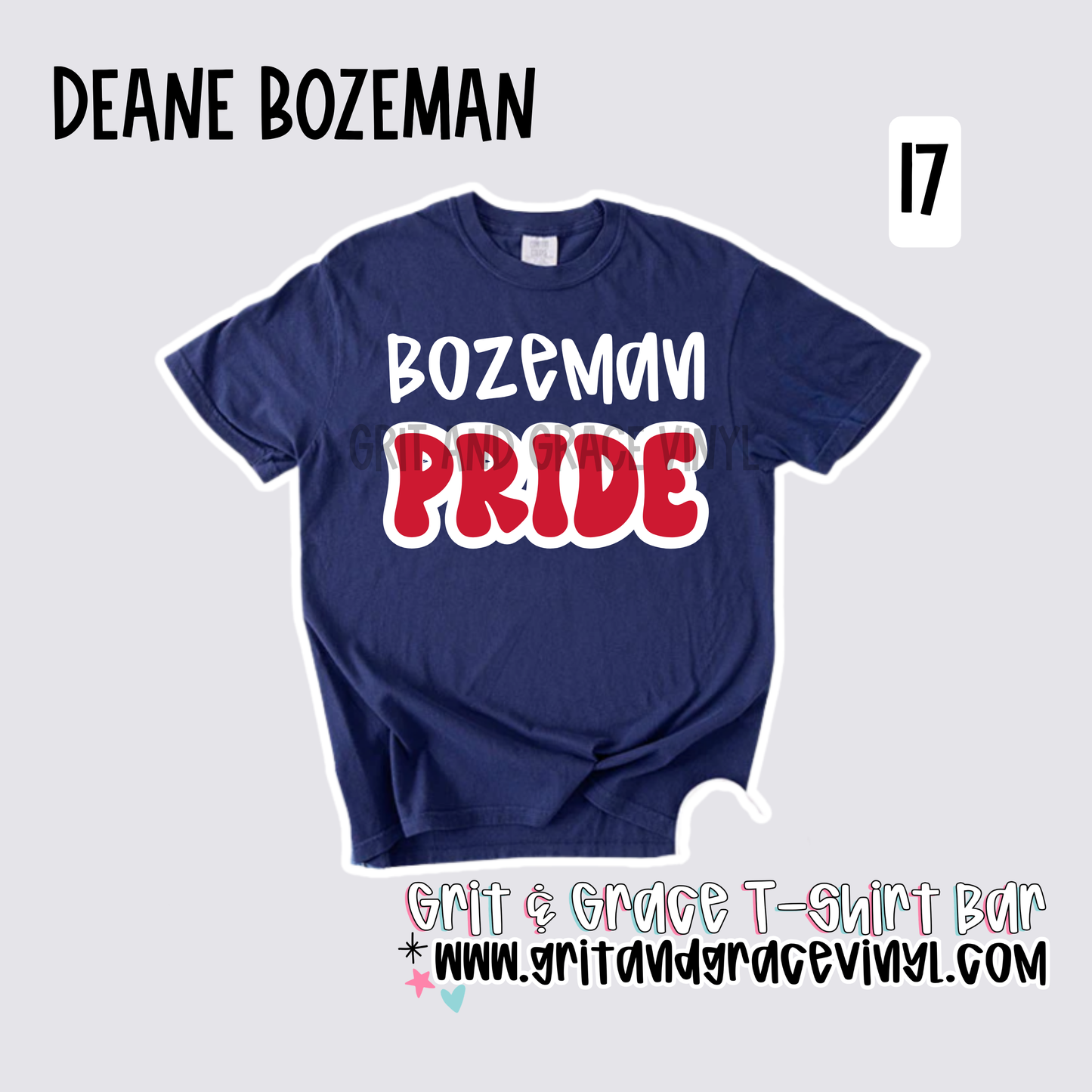 Deane Bozeman School - School Spirit [School Admin APPROVED!] $3/item donated