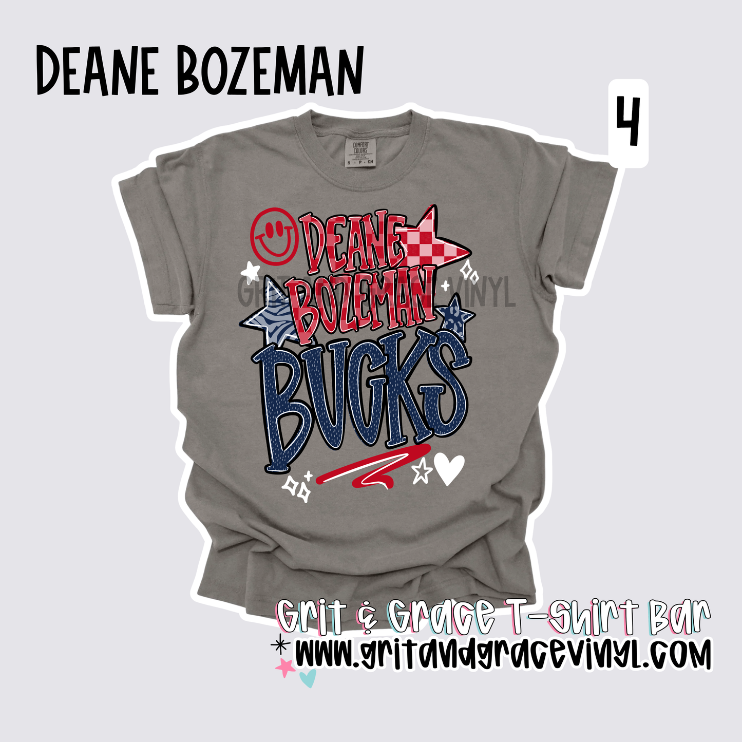 Deane Bozeman School - School Spirit [School Admin APPROVED!] $3/item donated