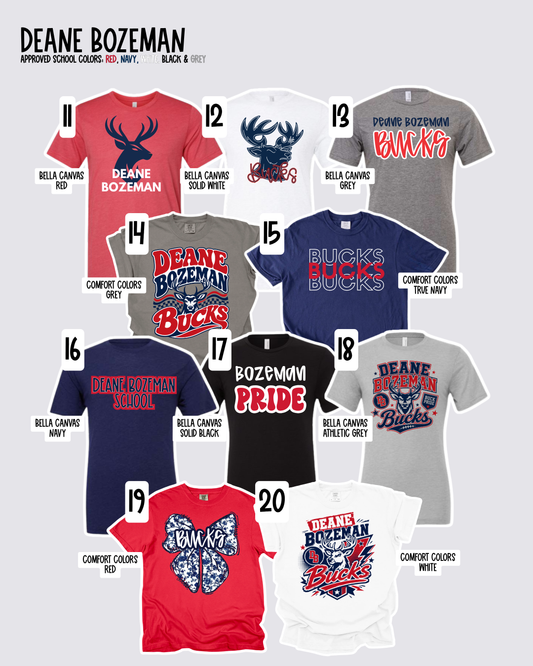 Deane Bozeman School - School Spirit [School Admin APPROVED!] $3/item donated