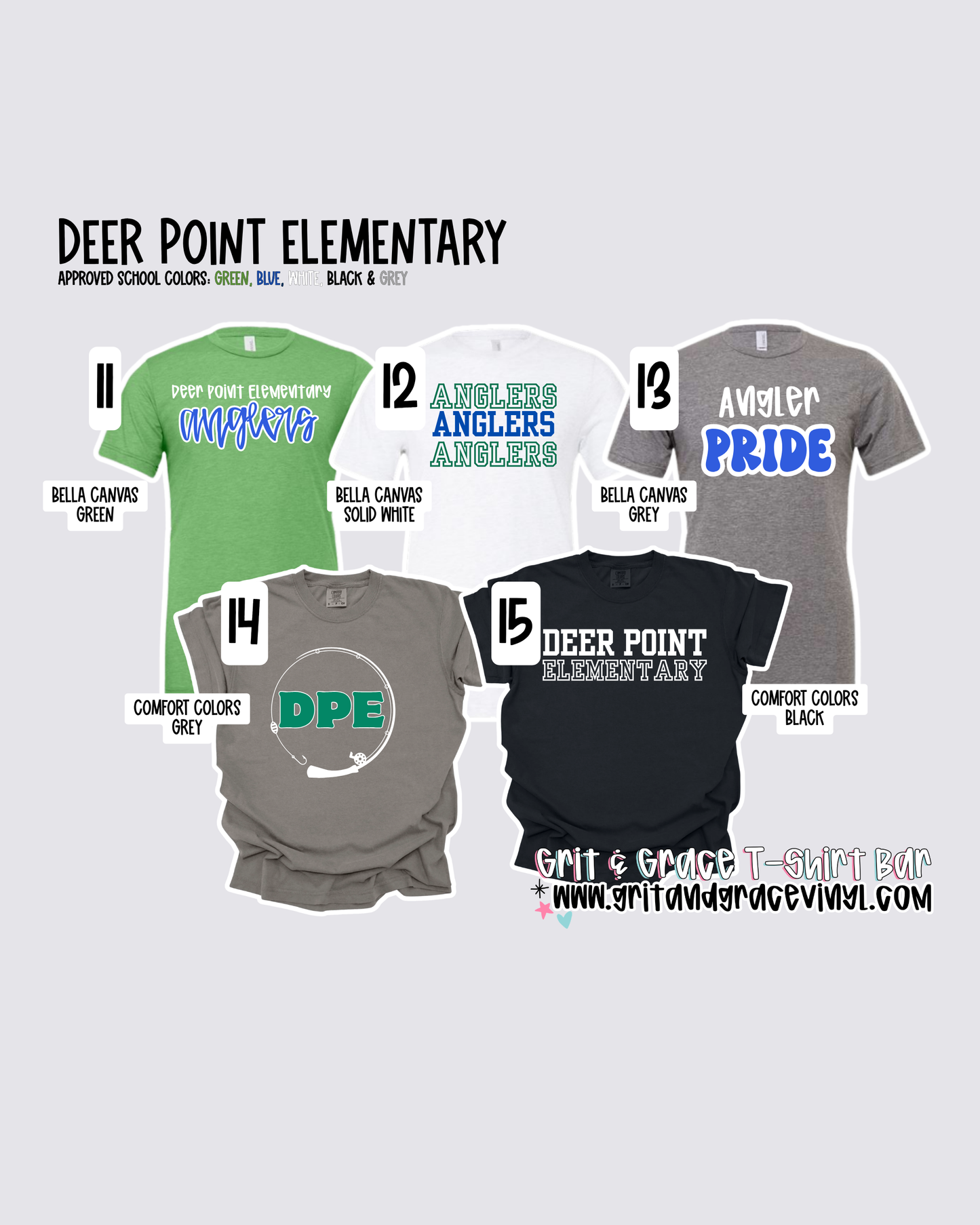 Deer Point Elementary - School Spirit [Principal Good APPROVED!] $3/item donated
