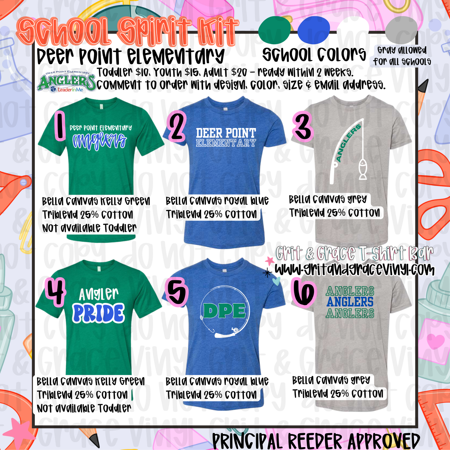 Deer Point Elementary - School Spirit (Principal Reeder Approved!)