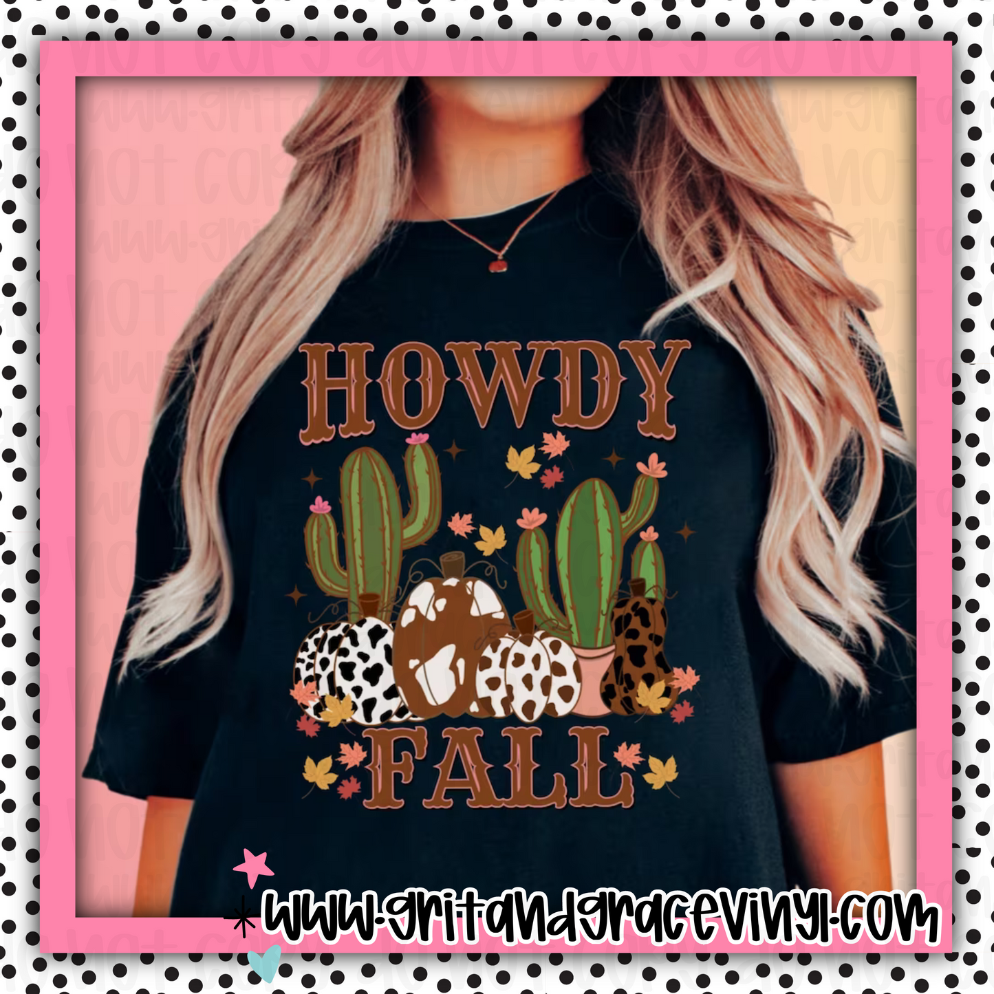 Howdy Fall Cactus