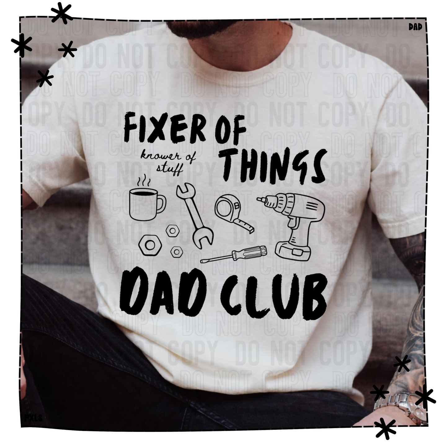Fixer Of All Things Dad Club Black