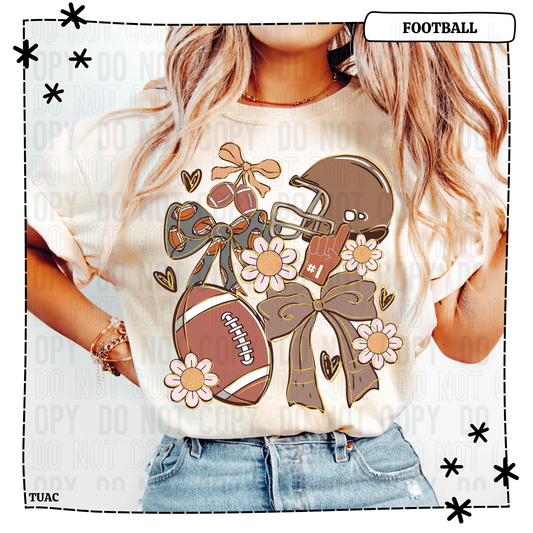 Football Coquette Cute