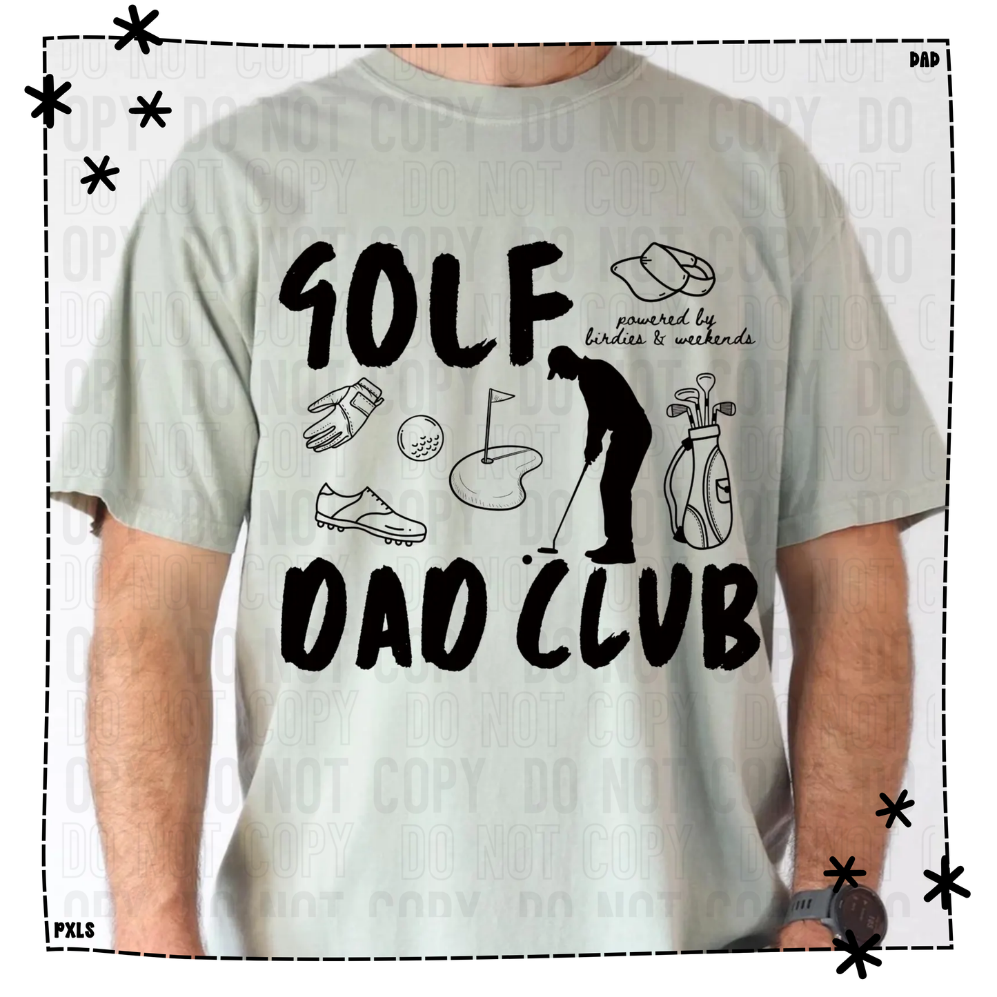 Golf Dad Club Black