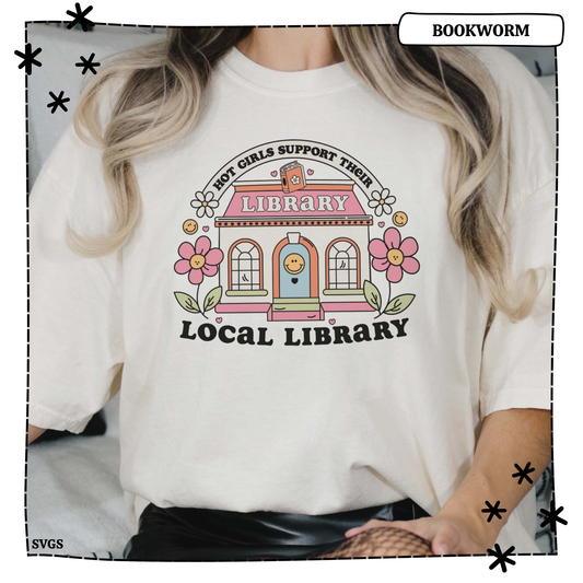Hot Girls Support Their Local Library