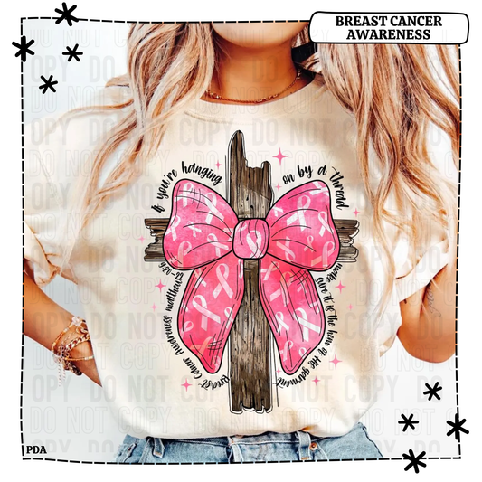 Jesus Pink Bow Cross