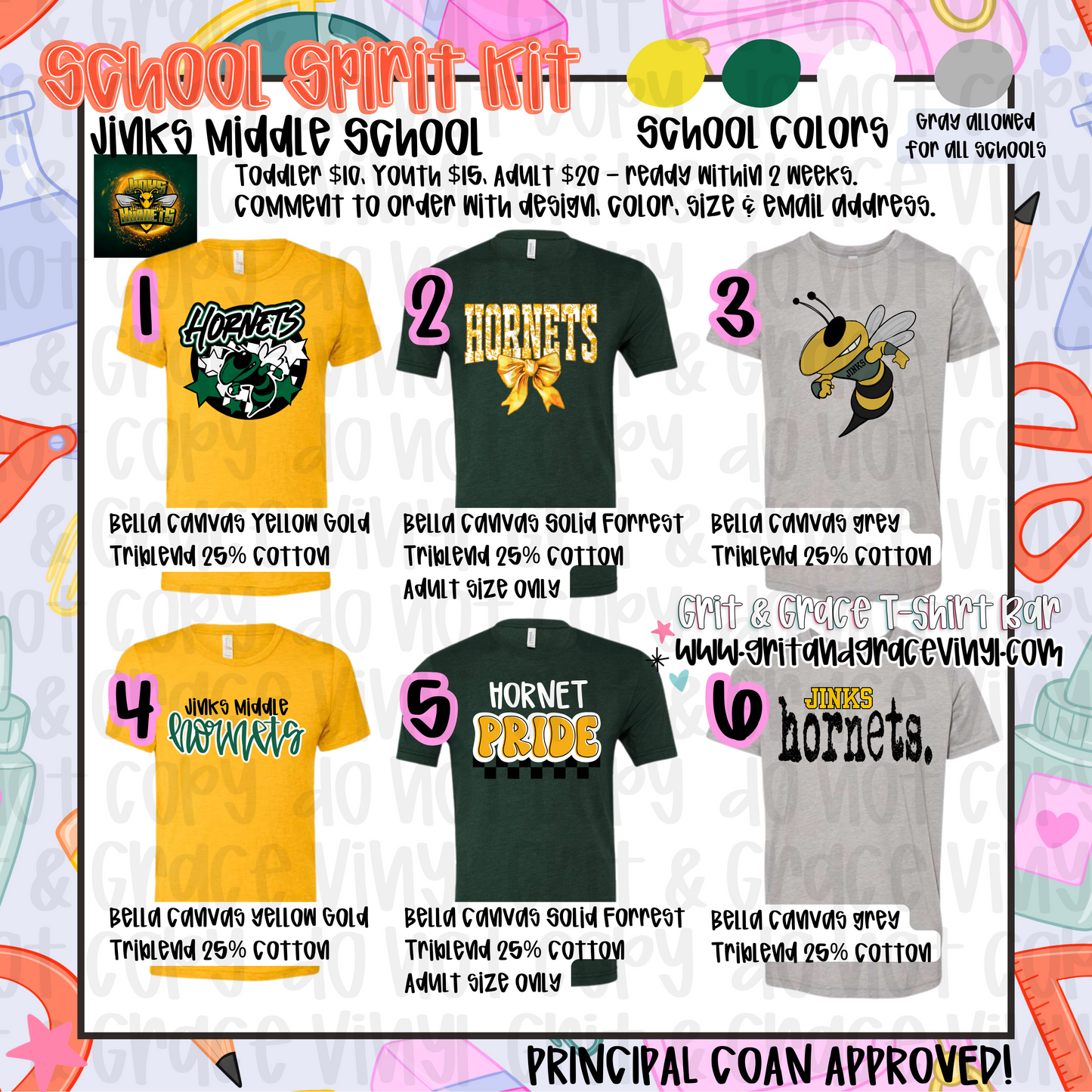 Jinks Middle - School Spirit (Principal Coan Approved!)