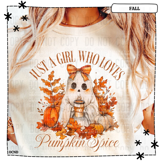 Just a Girl Who Loves Pumpkin Spice