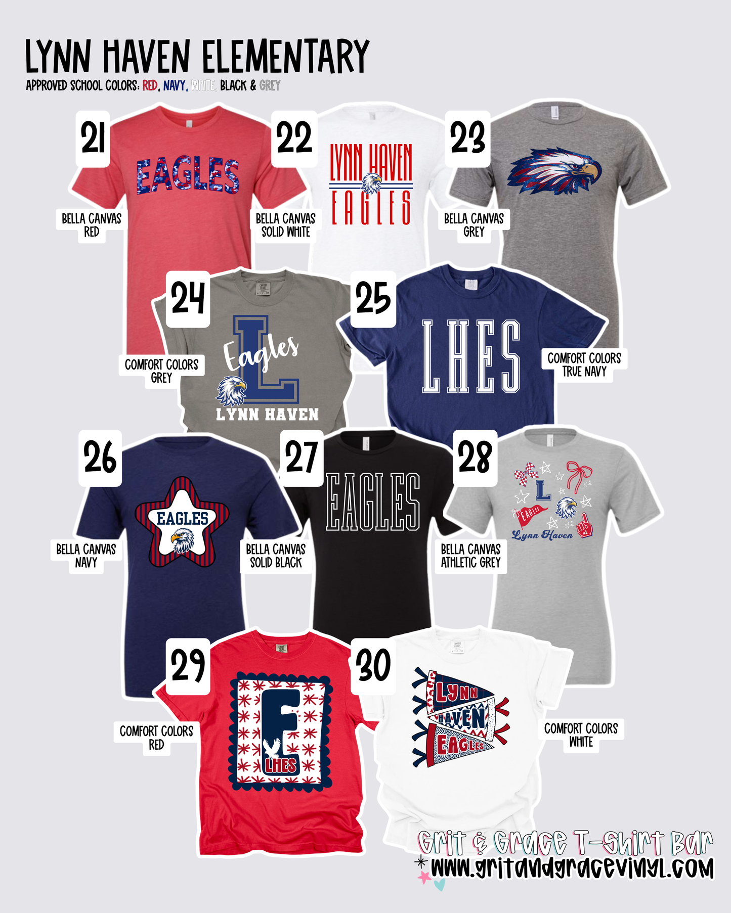 Lynn Haven Elementary - School Spirit [Principal Anderson APPROVED!] $3/item donated